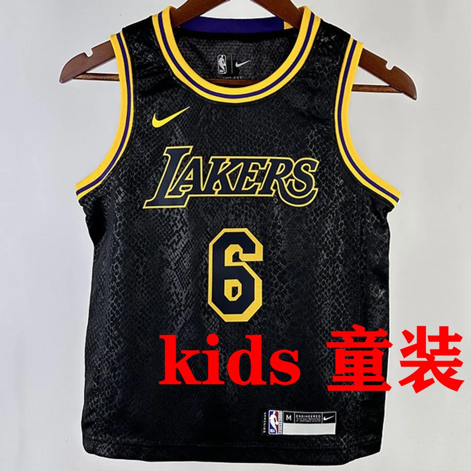 Camiseta NBA Los Angeles Lakers – JAMES #6 – negra - vista 1