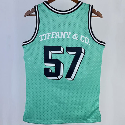 Camiseta NBA retro Colaboraciones y especiales – CO. #57 – Retro · verde - vista 2
