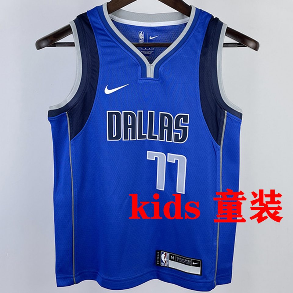 Camiseta NBA Dallas Mavericks – DOECIC #77 – azul · 2023/24 - vista 1