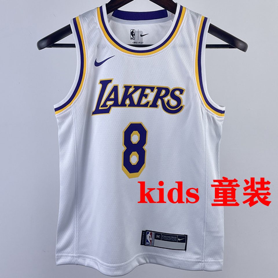 Camiseta NBA Los Angeles Lakers – BRYANT #8 – blanca - vista 1