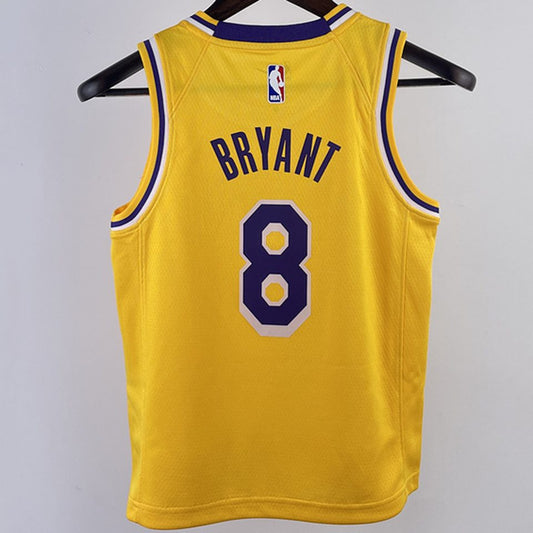 Camiseta NBA Los Angeles Lakers – BRYANT #8 – amarilla - vista 2