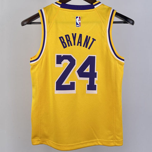 Camiseta NBA Los Angeles Lakers – BRYANT #24 – amarilla - vista 2