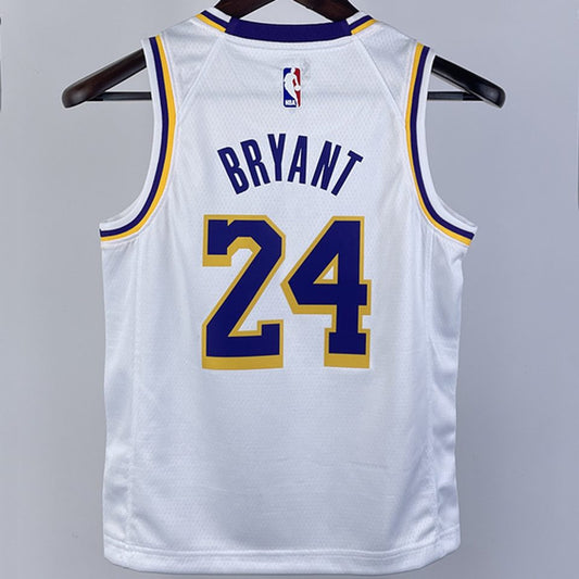 Camiseta NBA Los Angeles Lakers – BRYANT #24 – blanca - vista 2