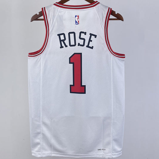 Camiseta NBA Chicago Bulls – BRSE #1 – blanca · 2023/24 - vista 2