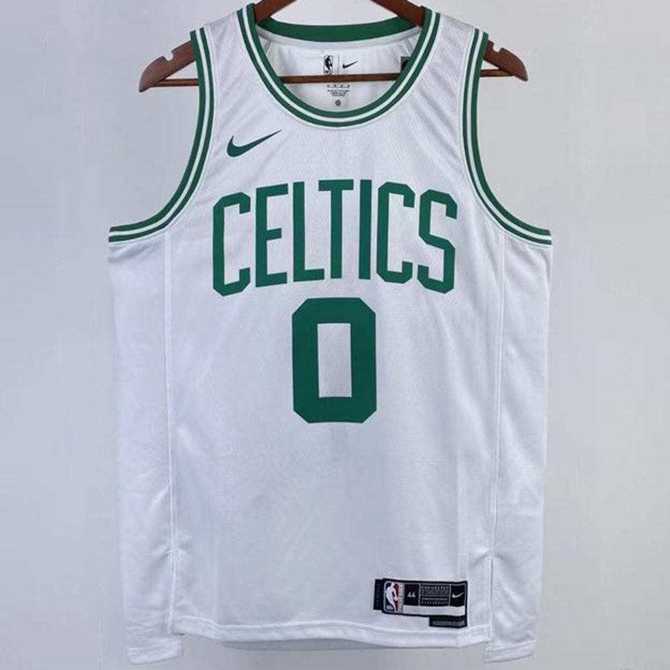 Camiseta NBA Boston Celtics – TATUM #0 – blanca · 2023/24 - vista 1