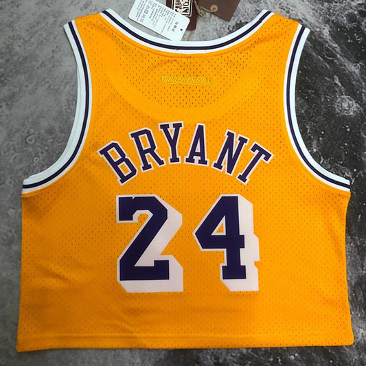 Camiseta NBA mujer Los Angeles Lakers – BRYANT #24 – Retro · amarilla - vista 2