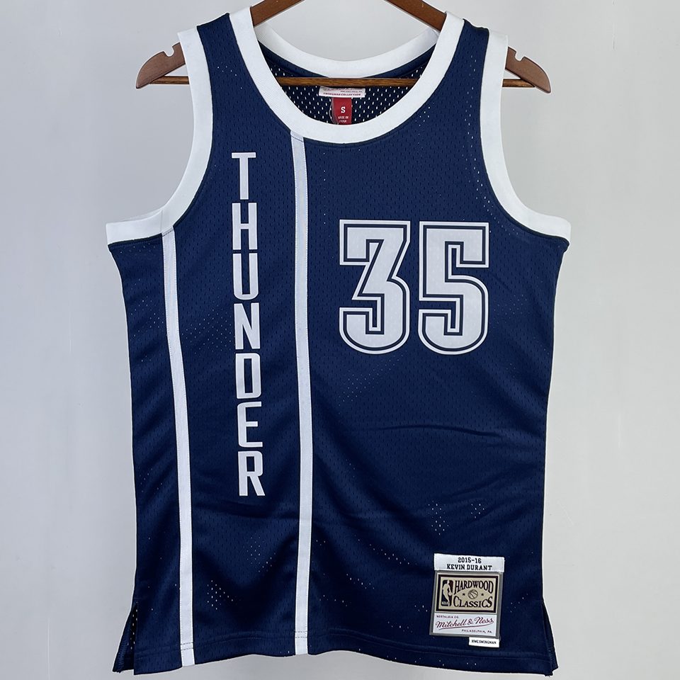 Camiseta NBA Oklahoma City Thunder – DURANT #35 – azul oscuro · 2015/16 - vista 1