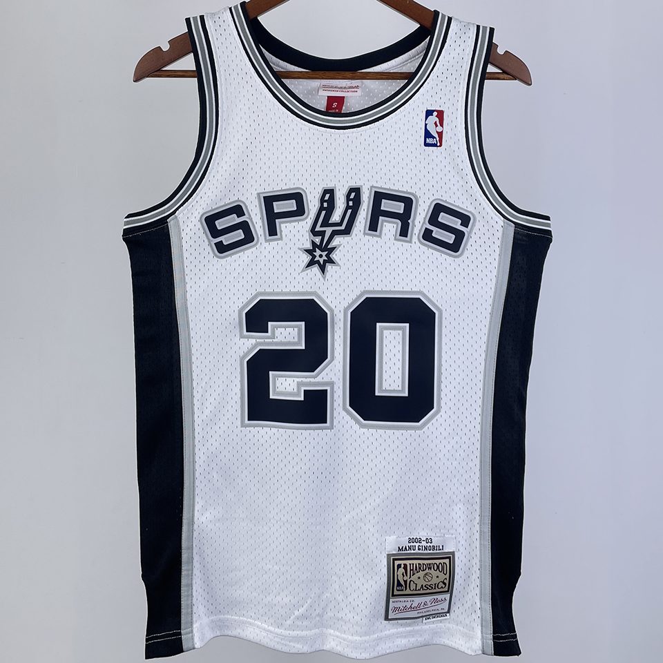 Camiseta NBA retro Chicago Bulls – GINOBILI #20 – Retro · blanca · 2002/03 - vista 1