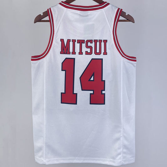 Camiseta NBA Shohoku – MITSUI #14 – blanca - vista 2