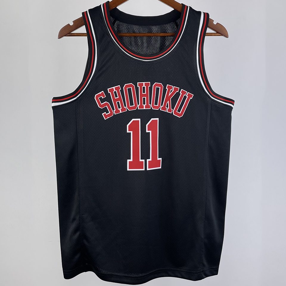 Camiseta NBA Shohoku – RUKAWA #11 – negra - vista 1