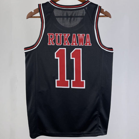 Camiseta NBA Shohoku – RUKAWA #11 – negra - vista 2