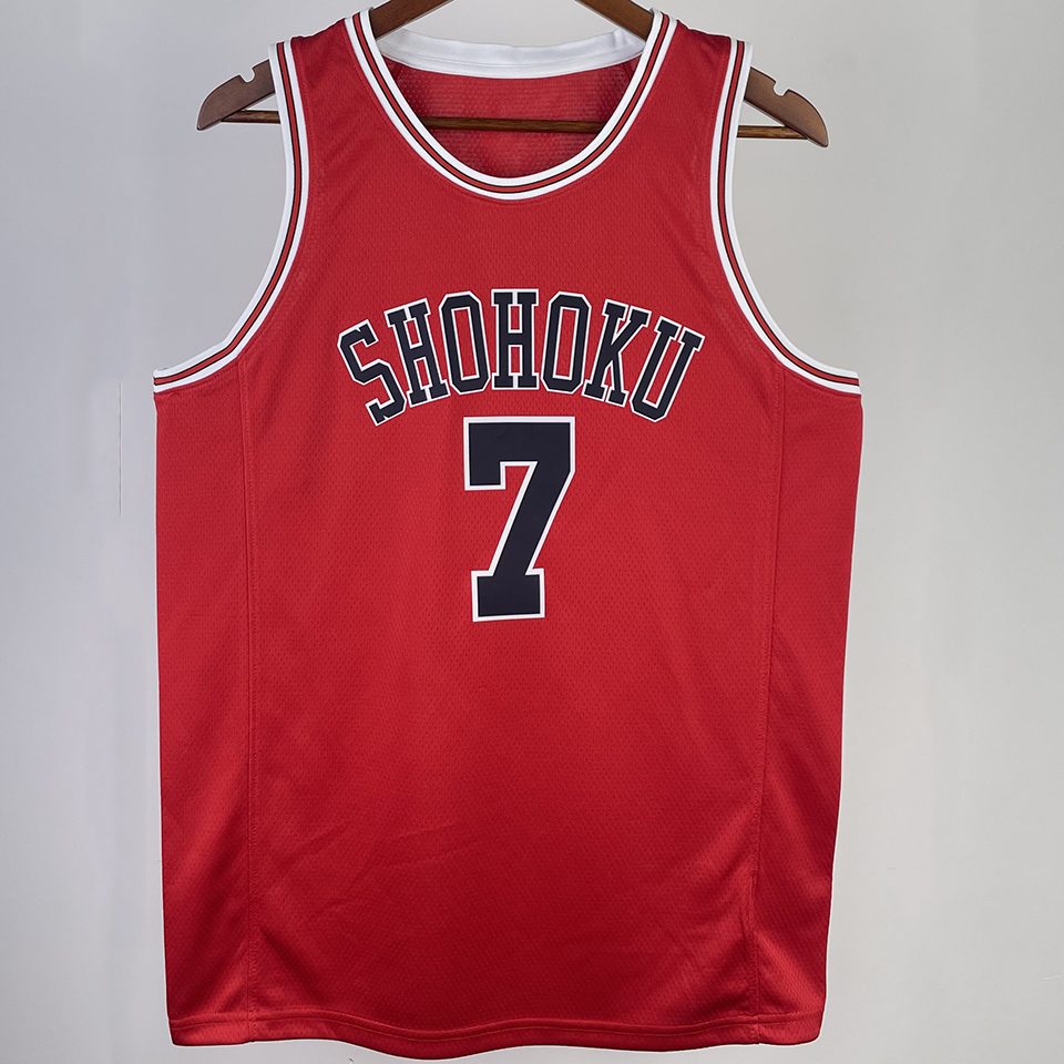 Camiseta NBA Shohoku – MIYAGI #7 – roja - vista 1