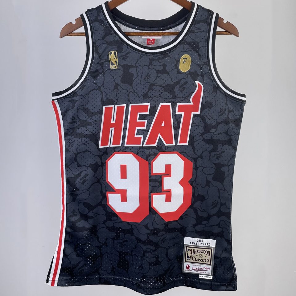 Camiseta NBA Miami Heat – N #93 – negra · 1993 - vista 1