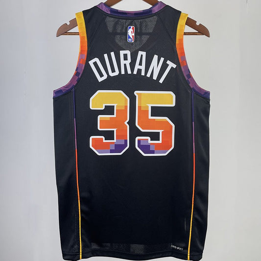 Camiseta NBA Phoenix Suns – DURANT #35 – negra · 2023/24 - vista 2