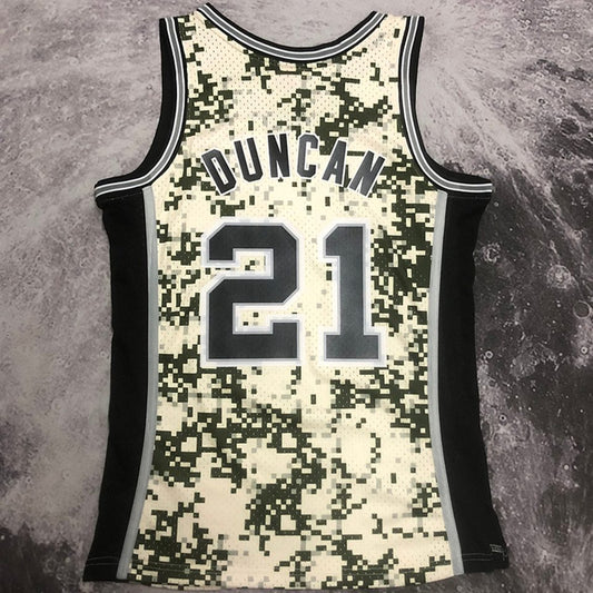 Camiseta NBA retro San Antonio Spurs – DUNCAN #21 – Retro · 2013/14 - vista 2