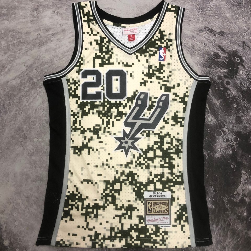 Camiseta NBA retro San Antonio Spurs – GINOBILI #20 – Retro · 2013/14 - vista 1
