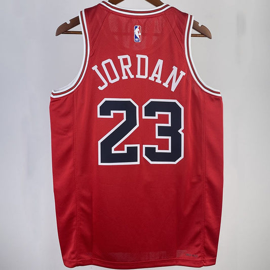 Camiseta NBA Chicago Bulls – JORDAN #23 – roja · 2023/24 - vista 2