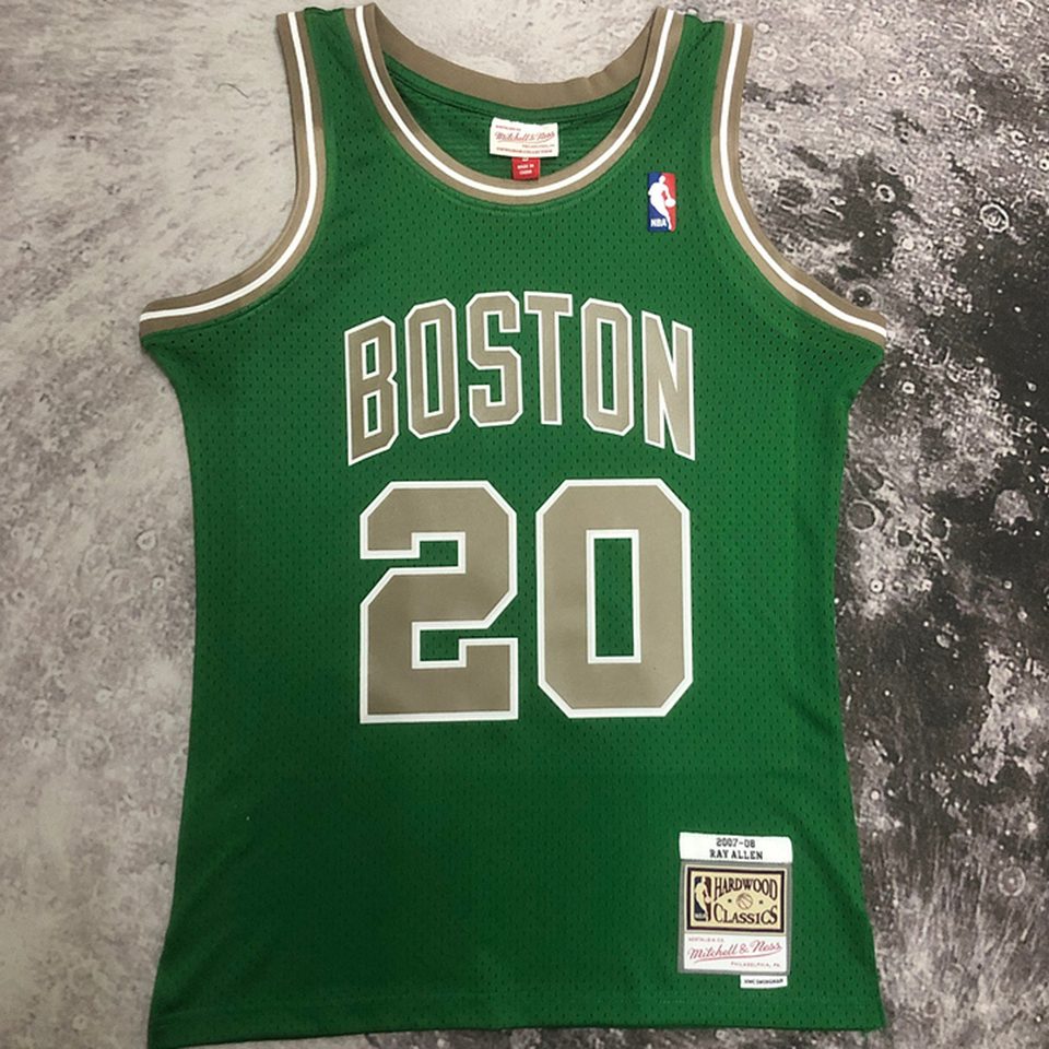 Camiseta NBA retro Boston Celtics – ALLEN #20 – Retro · verde · 2007/08 - vista 1