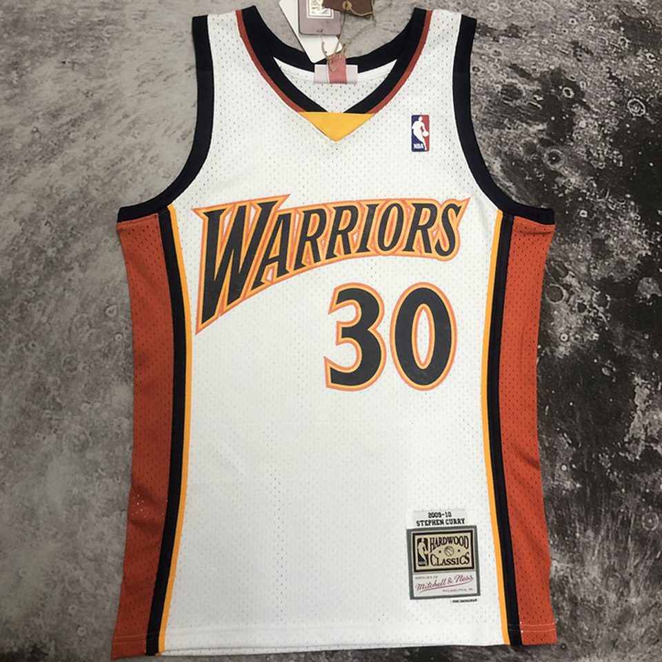 Camiseta NBA retro Golden State Warriors – CURRY #30 – Retro · blanca · 2007 - vista 1