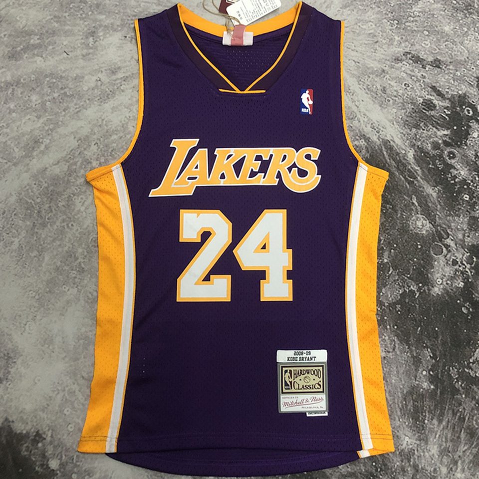 Camiseta NBA retro Los Angeles Lakers – BRYANT #24 – Retro · morada · 2008/09 - vista 1