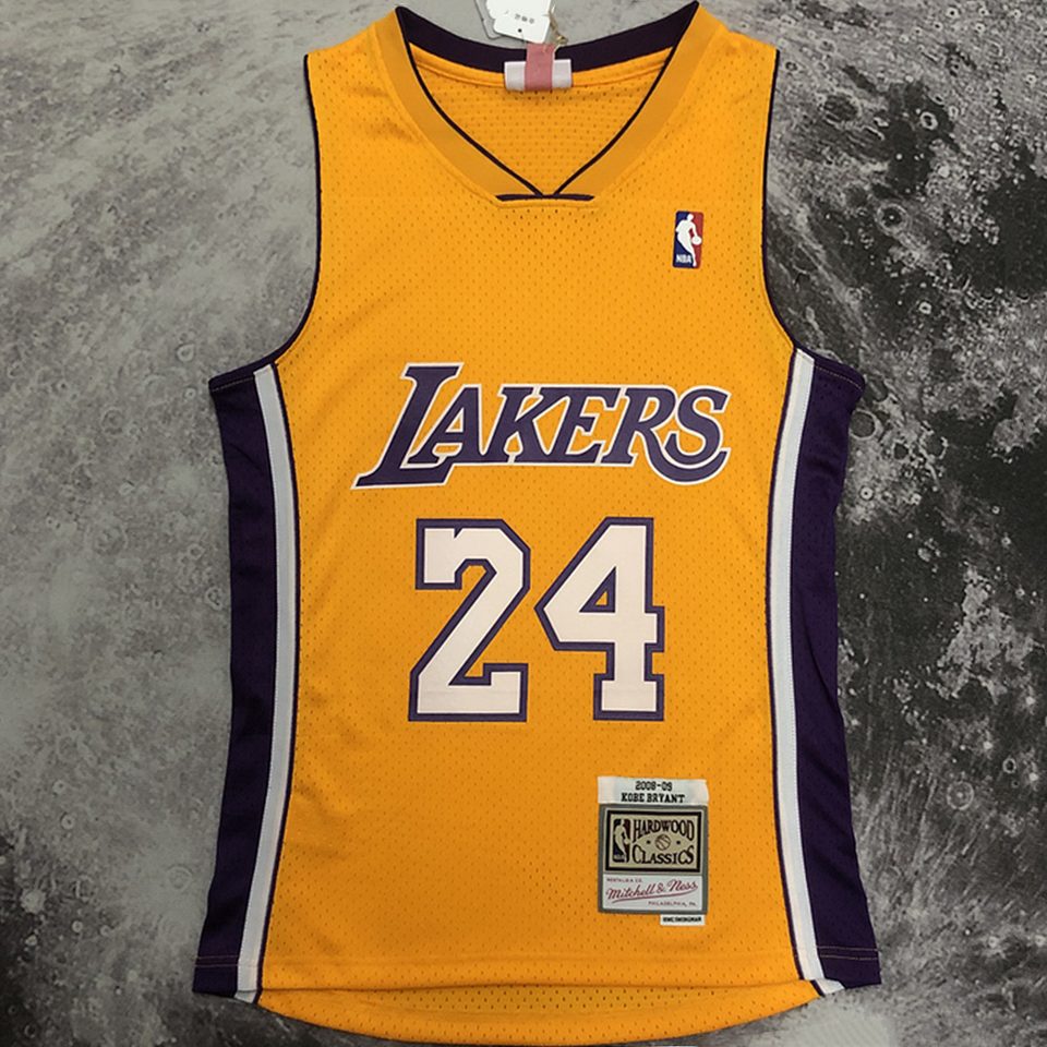 Camiseta NBA retro Los Angeles Lakers – BRYANT #24 – Retro · amarilla · 2008/09 - vista 1