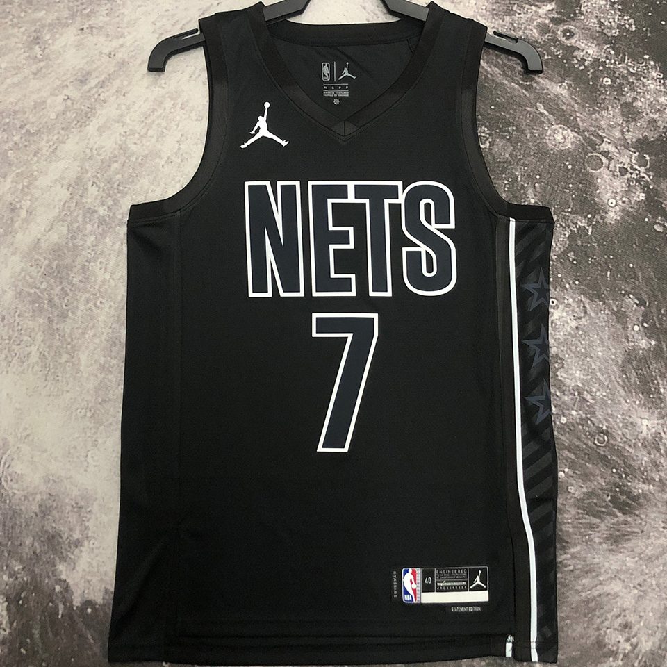 Camiseta NBA Brooklyn Nets – DURANT #7 – negra · 2023 - vista 1
