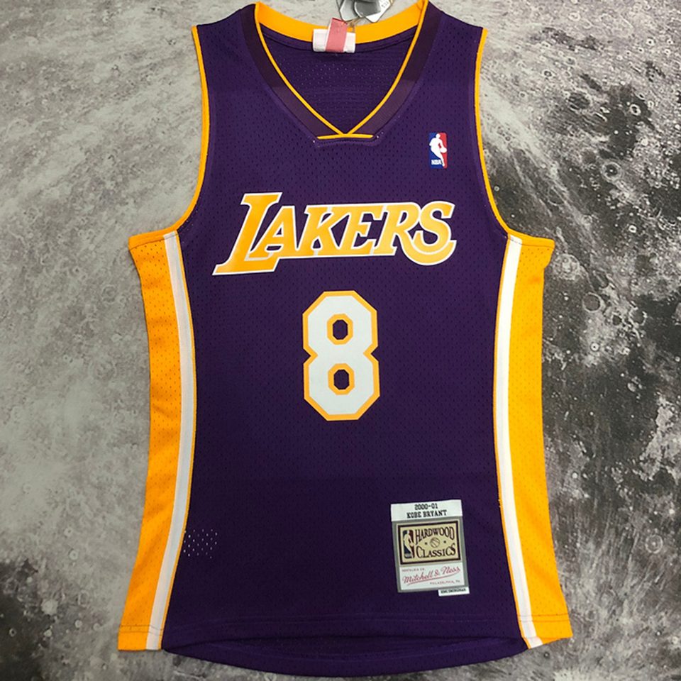Camiseta NBA retro Los Angeles Lakers – BRYANT #8 – Retro · morada · 2000/01 - vista 1