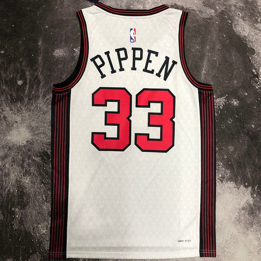 Camiseta NBA Chicago Bulls – PIPPEN #33 – City Edition · blanca - vista 2