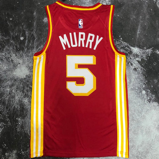 Camiseta NBA Atlanta Hawks – MURRY #5 – roja - vista 2
