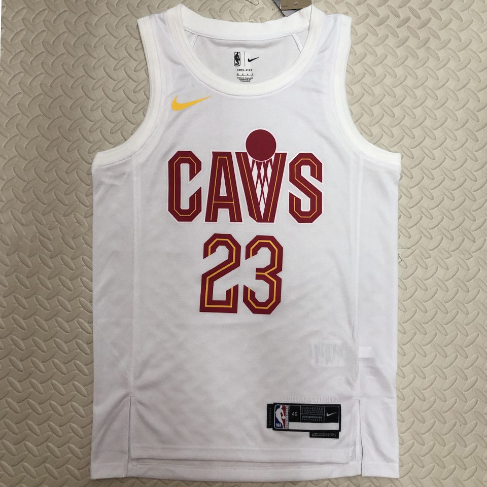 Camiseta NBA Cleveland Cavaliers – JAMES #23 – blanca - vista 1