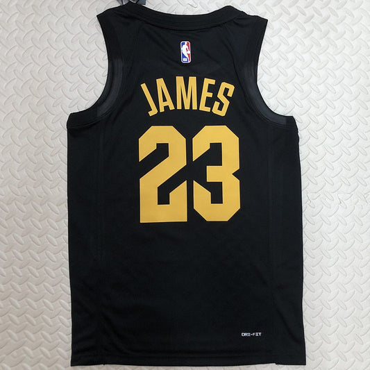 Camiseta NBA Cleveland Cavaliers – JAMES #23 – negra - vista 2