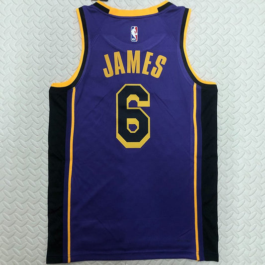 Camiseta NBA Los Angeles Lakers – JAMES #6 – azul - vista 2
