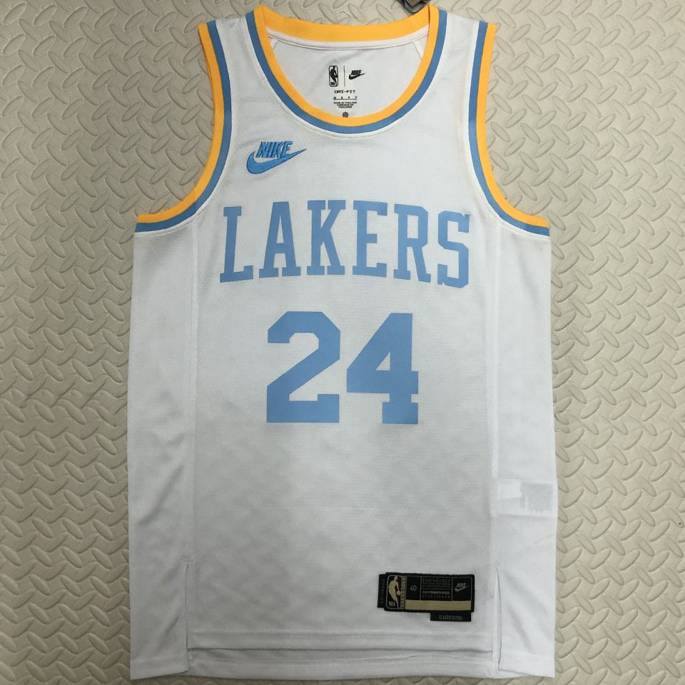 Camiseta NBA retro Los Angeles Lakers – BRYANT #24 – Retro · blanca · 2022/23 - vista 1