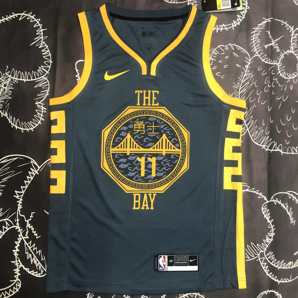 Camiseta NBA Golden State Warriors – THOMPSON #11 – negra - vista 1