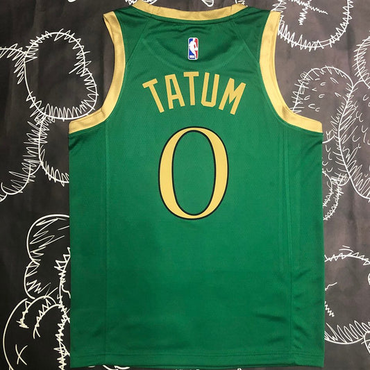 Camiseta NBA Boston Celtics – TATUM #0 – City Edition · verde - vista 2