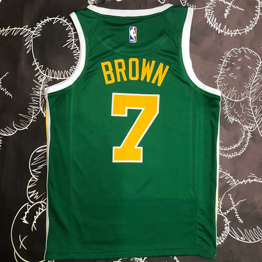 Camiseta NBA Boston Celtics – BROWN #7 – verde - vista 2