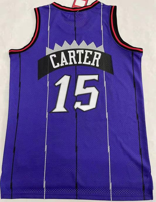 Camiseta NBA retro Toronto Raptors – CARTER #15 – Retro · morada · 1998/99 - vista 2