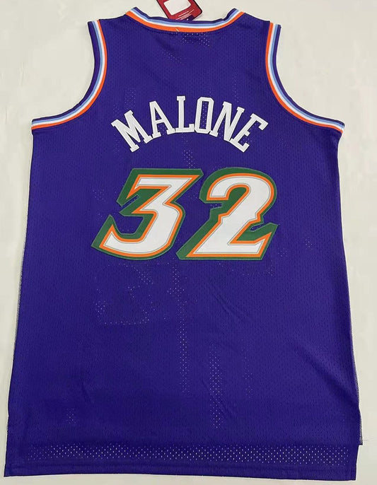 Camiseta NBA retro Utah Jazz – MALONE #32 – Retro · morada · 1996/97 - vista 2