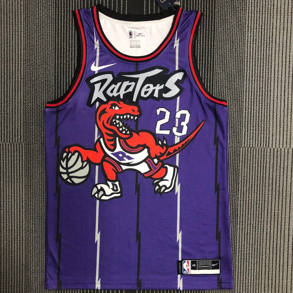 Camiseta NBA retro Toronto Raptors – VANVLEET #23 – Retro · morada - vista 1