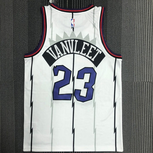 Camiseta NBA retro Toronto Raptors – VANVLEET #23 – Retro · blanca - vista 2