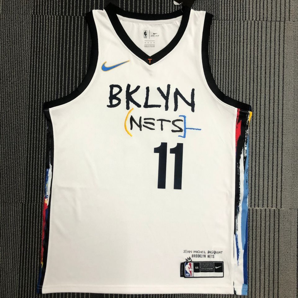 Camiseta NBA Brooklyn Nets – IRVING #11 – City Edition · blanca · 2021 - vista 1