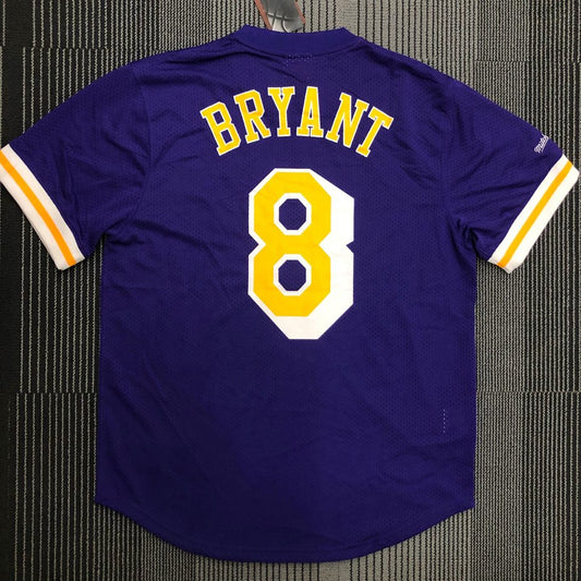 Camiseta NBA retro Los Angeles Lakers – BRYANT #8 – Retro · morada - vista 2