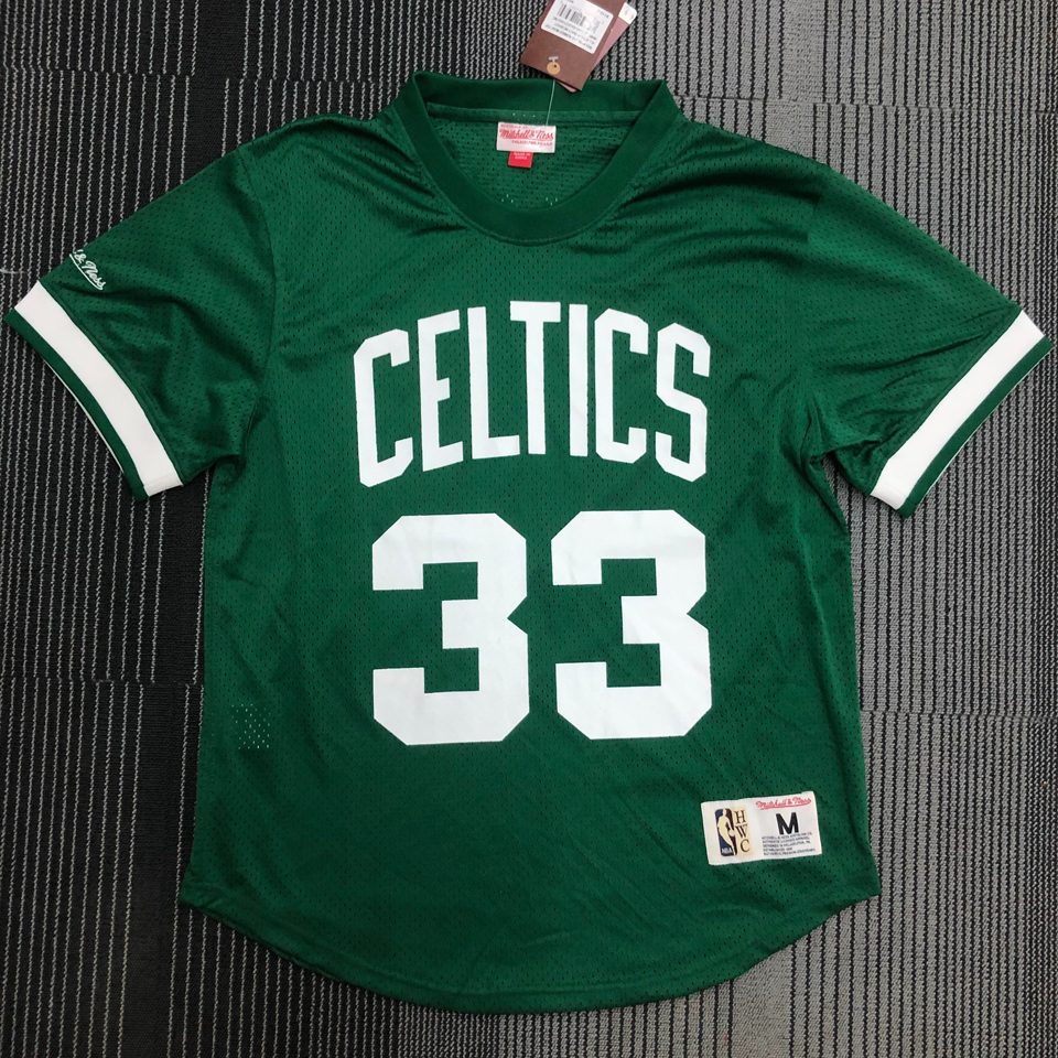 Camiseta NBA retro Boston Celtics – BIRD #33 – Retro · verde - vista 1