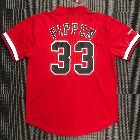 Camiseta NBA retro Chicago Bulls – PIPPEN #33 – Retro · roja - vista 2
