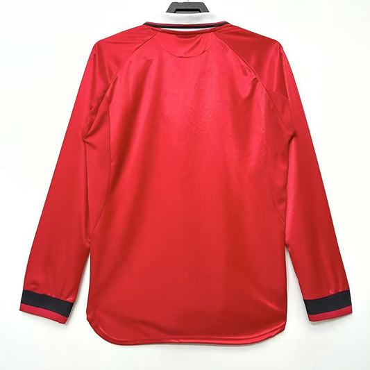 Manchester United Local Retro 1999 Manga larga
