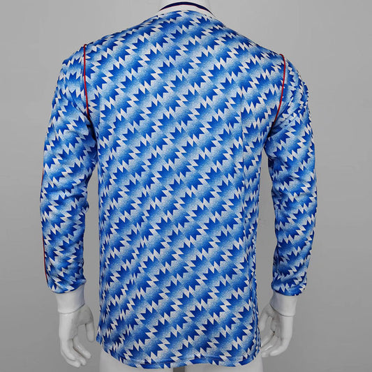 Manchester United Visitante Retro 1991 Manga larga