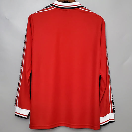 Manchester United Local Retro 1998 Manga larga