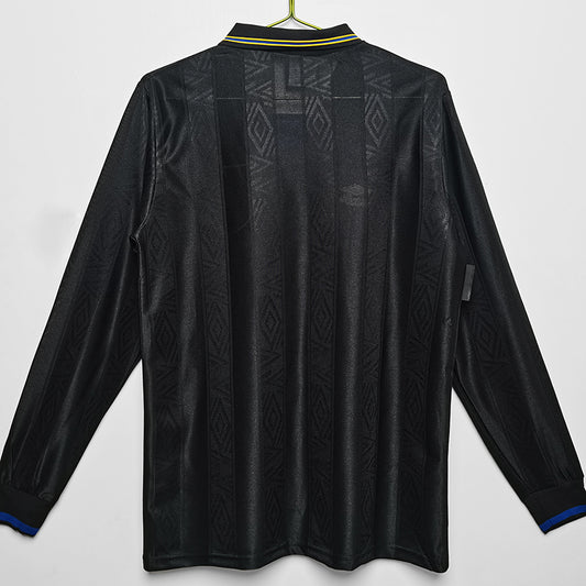 Manchester United Visitante Retro 1993 Manga larga