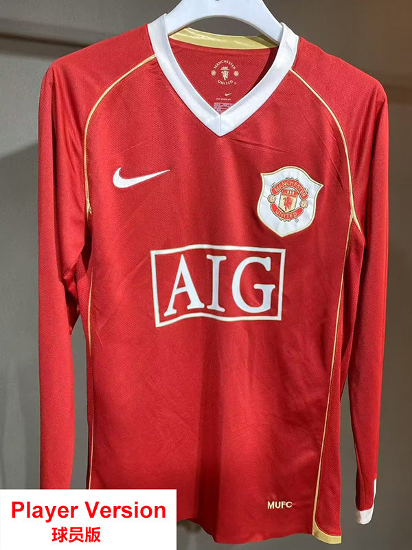 Manchester United Local Retro 2006 Manga larga (1)