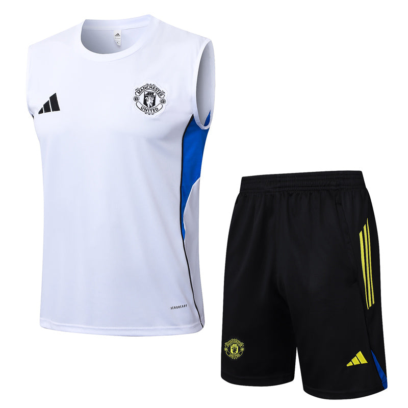 Manchester United 25/26 Pantalon / Shorts White Tank top and D 1